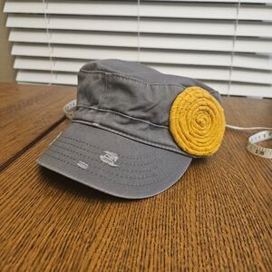 Y2K esque BLUEDYE Art to Wear PaigeBoy Cap Hat Boho Denim